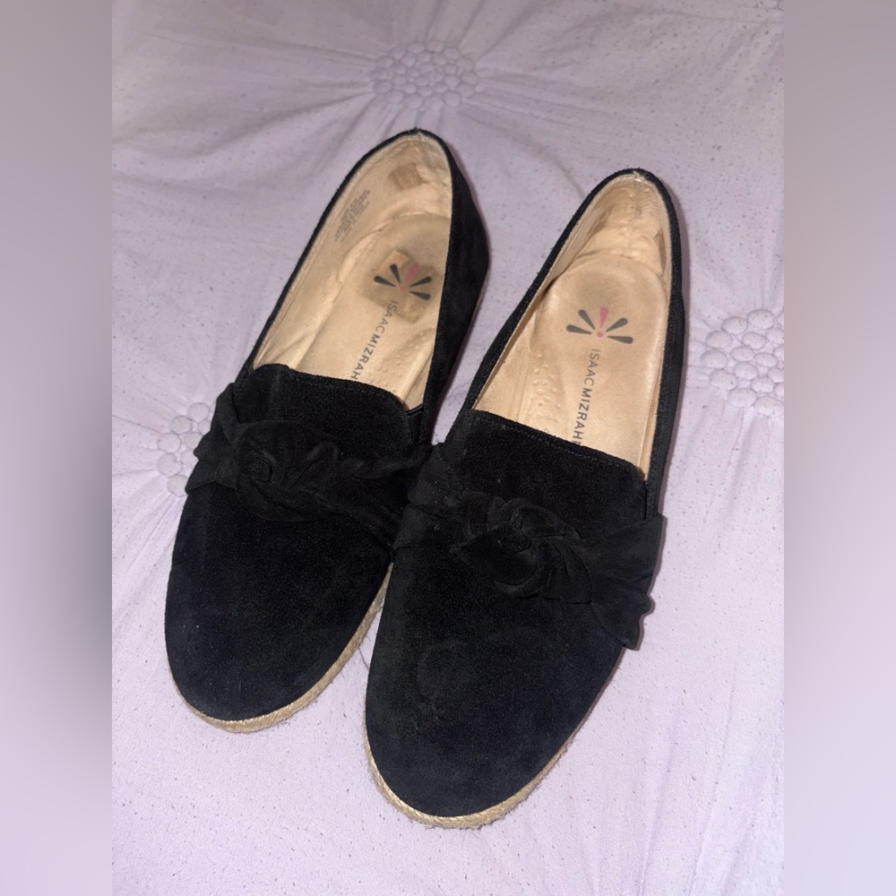 Isaac Mizrahi Black Knot Flats